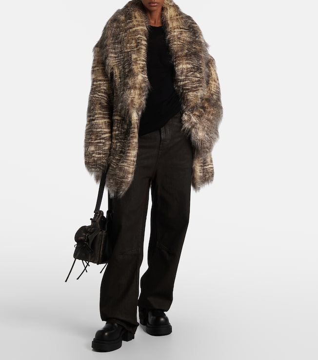 Entire Studios Juno animal-print belted coat