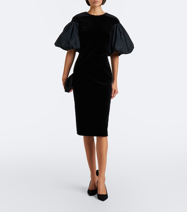 Max Mara Cotton velvet midi dress