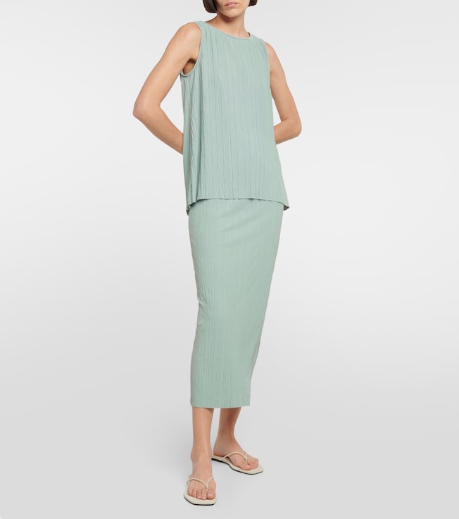Max Mara Leisure Dyser pleated jersey top