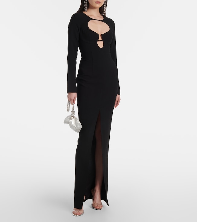 Rasario Cutout crêpe maxi dress