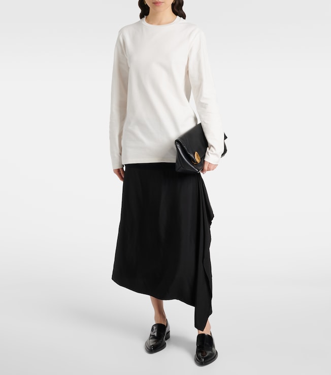 Jil Sander Cotton jersey top