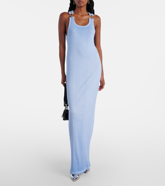 Jean Paul Gaultier Cotton jersey maxi dress