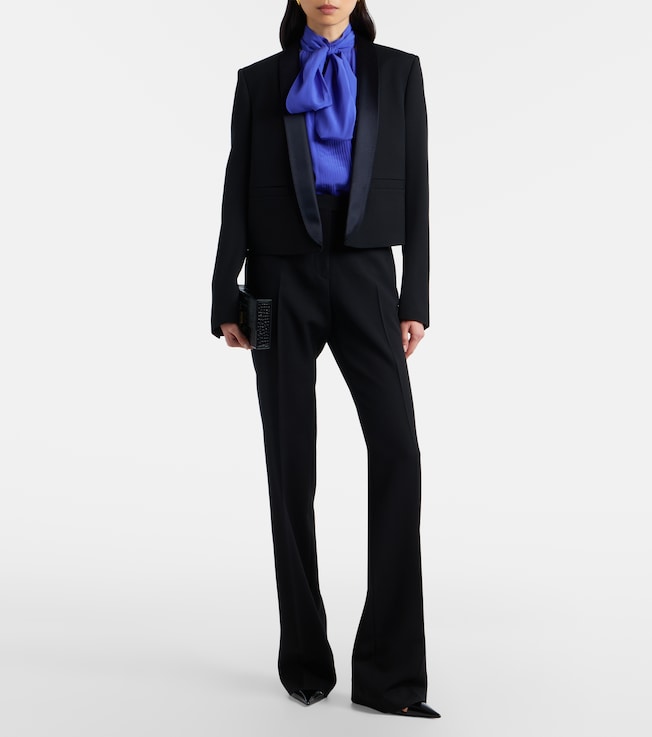 Tom Ford Silk-trimmed wool blazer