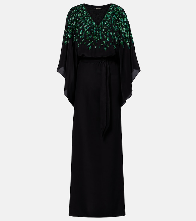 ROBERTO CAVALLI Sequined silk gown