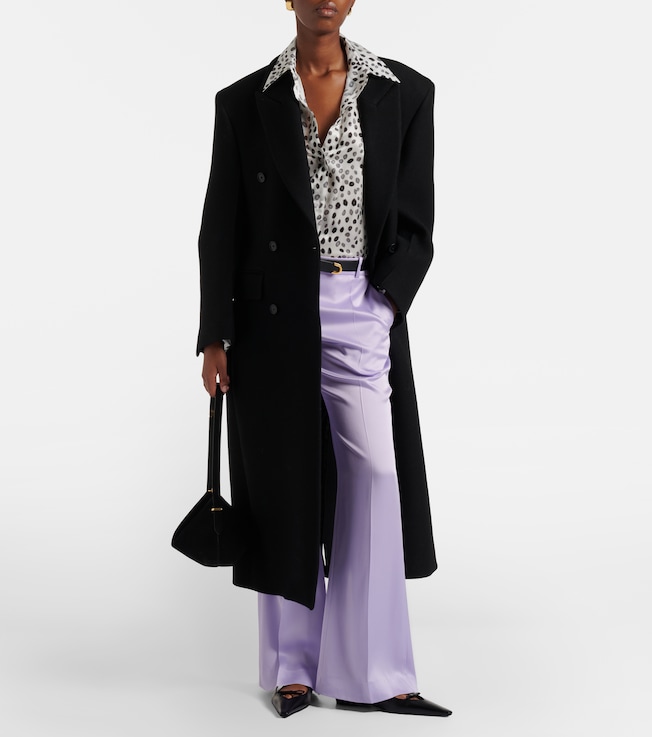 Nina Ricci Printed satin blouse