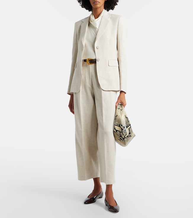 Altuzarra Dash cropped barrel-leg pants