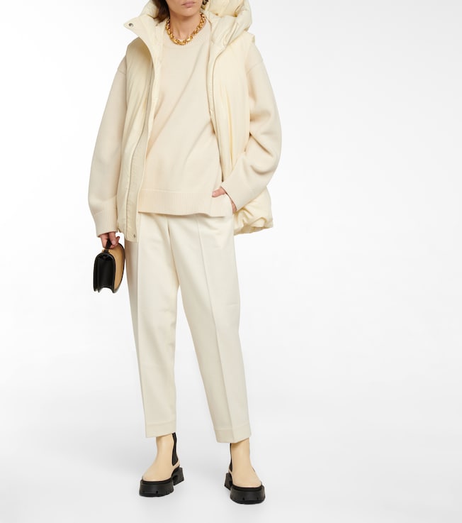 Jil Sander Wool-blend drawstring pants
