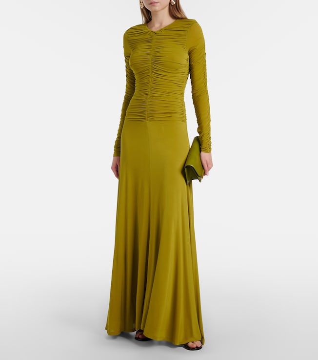 TOVE Eira gathered maxi dress