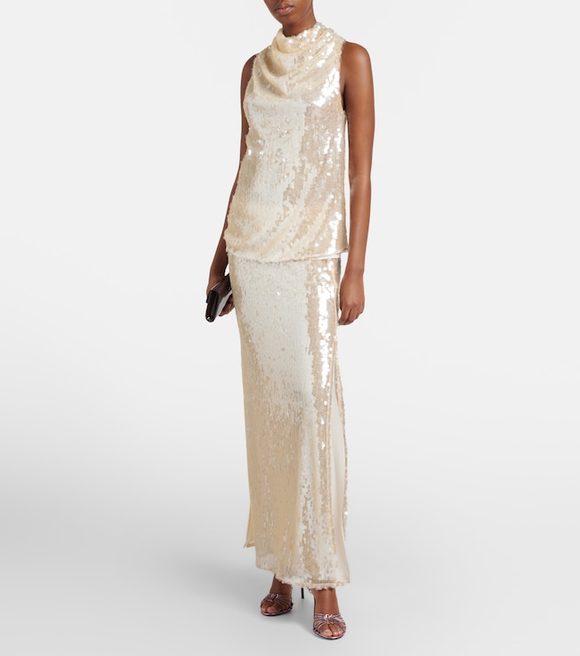 Altuzarra Linnie sequined maxi skirt