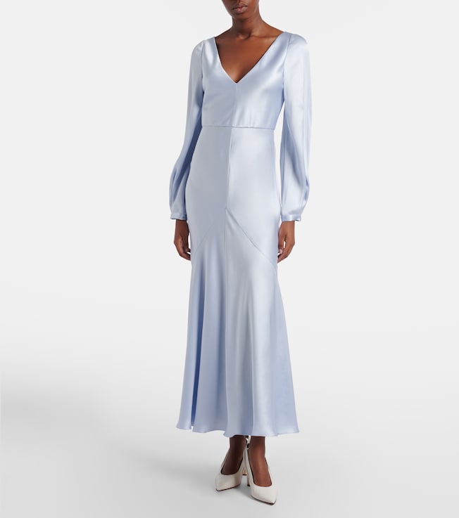 Gabriela Hearst Silk satin maxi dress