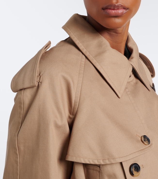 Jw Anderson JW Anderson Cropped cotton trench coat