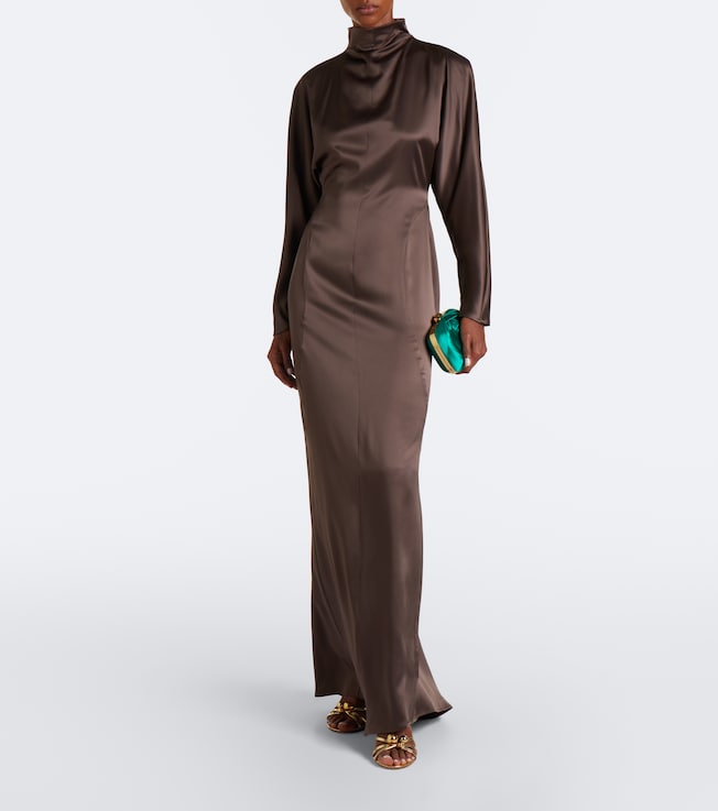 Max Mara Silk satin gown