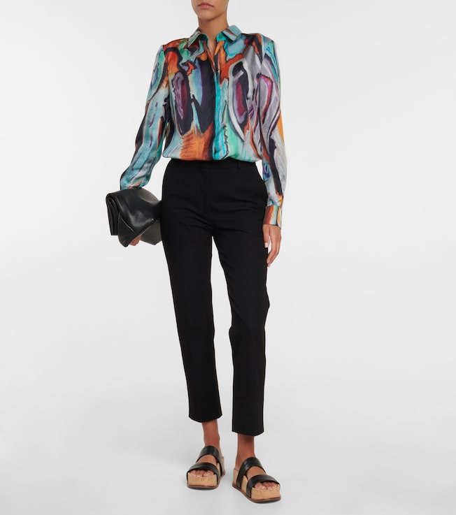Gabriela Hearst Henri printed silk blouse