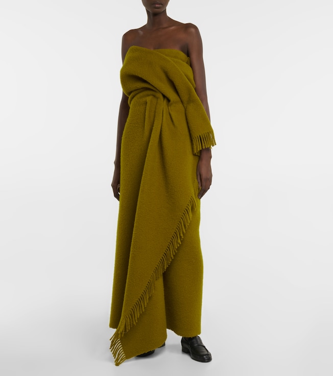 The Row Nimah wool and mohair maxi dress