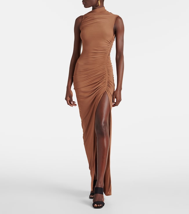 Rick Owens Svita ruched jersey gown