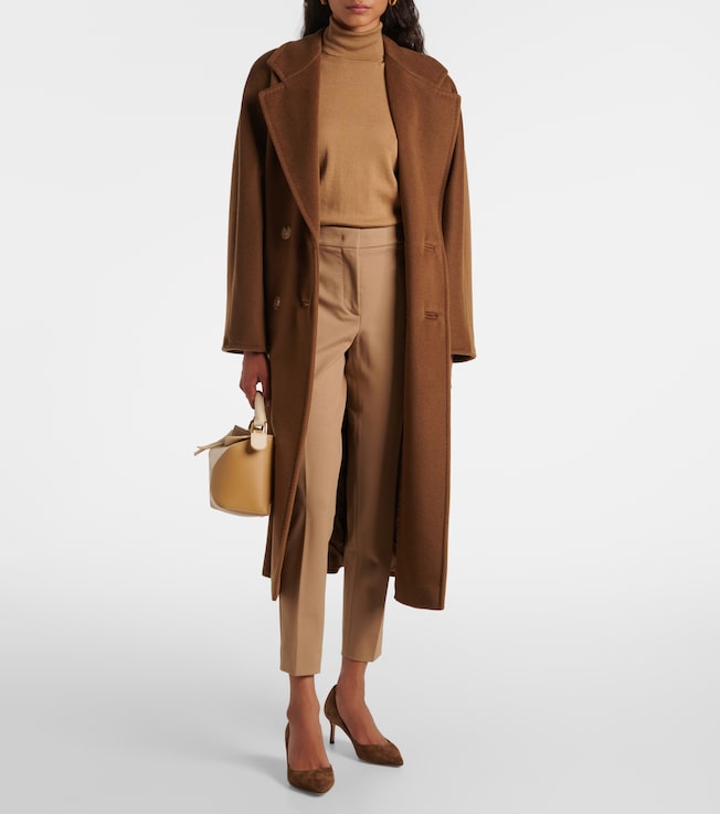 Max Mara Pegno cropped jersey slim pants