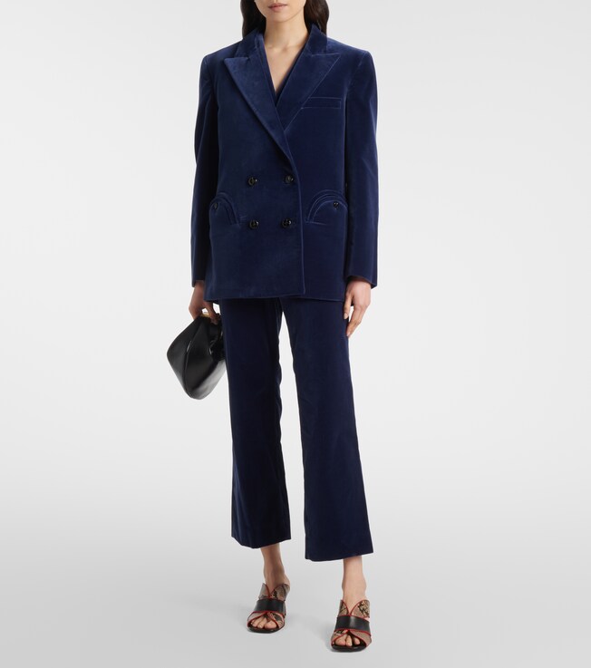 Blazé Milano Jealousy Everynight cotton velvet blazer