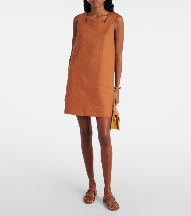 POSSE Rio linen shift dress