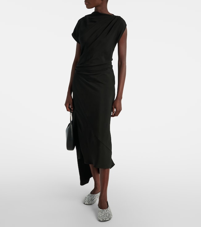 Proenza Schouler Hallie draped midi dress