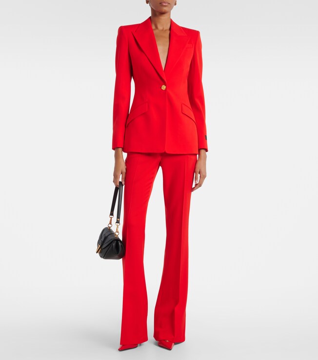 Versace Medusa '95 wool flared pants