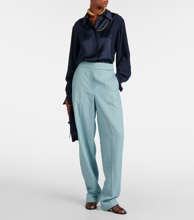 JOSEPH Childs silk satin shirt