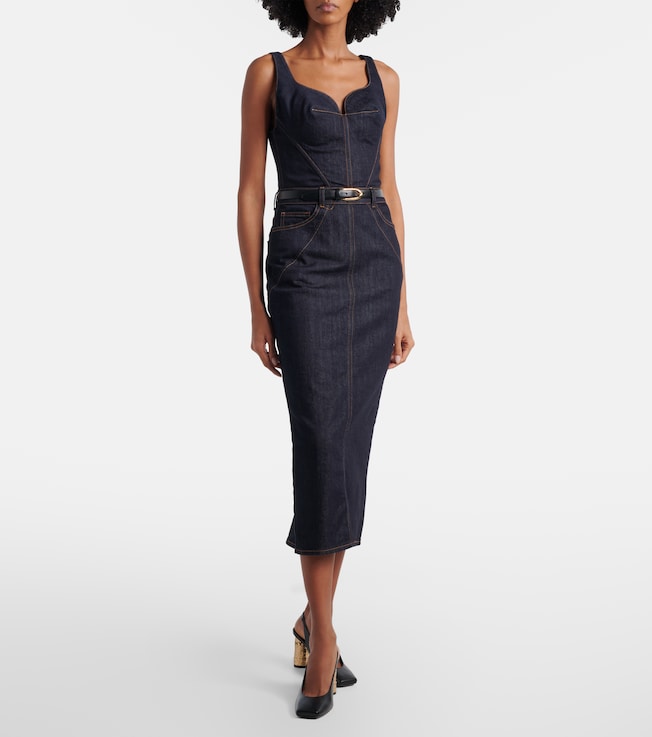 Givenchy Denim bustier dress