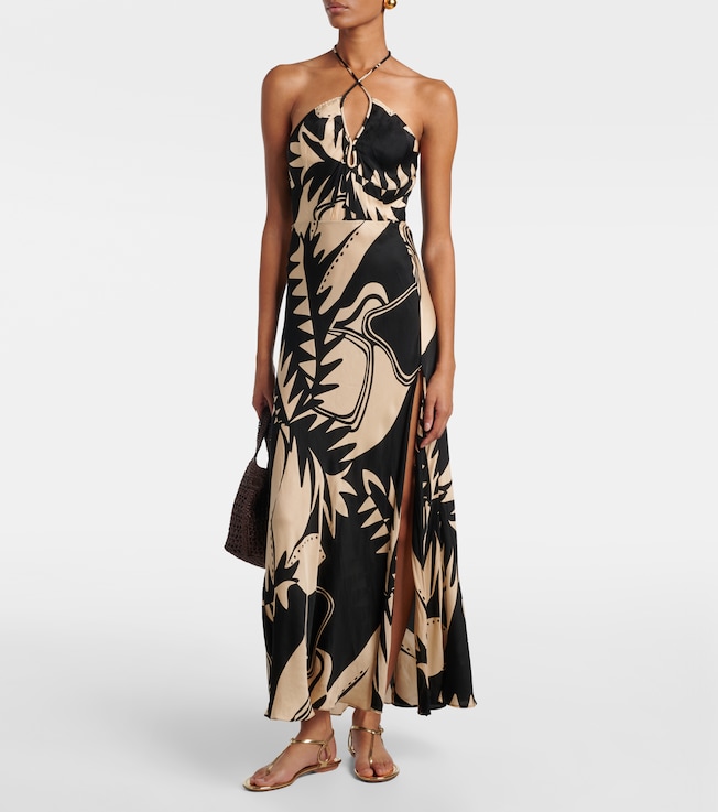 Poupette St Barth Stella printed maxi dress