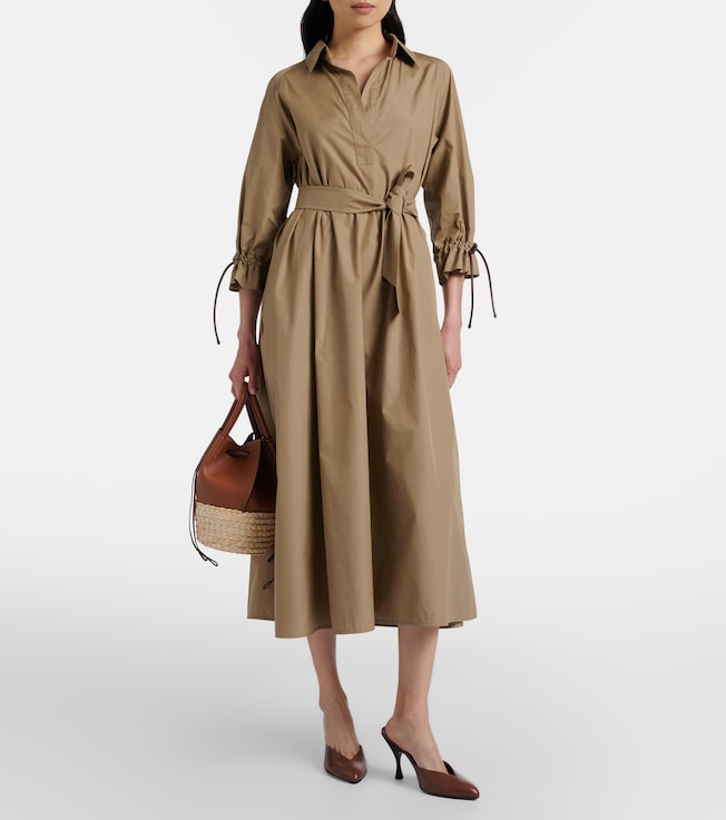 Max Mara Mirto cotton midi dress