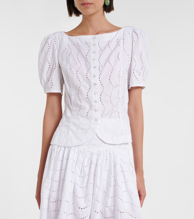 Polo Ralph Lauren Broderie anglaise cotton top