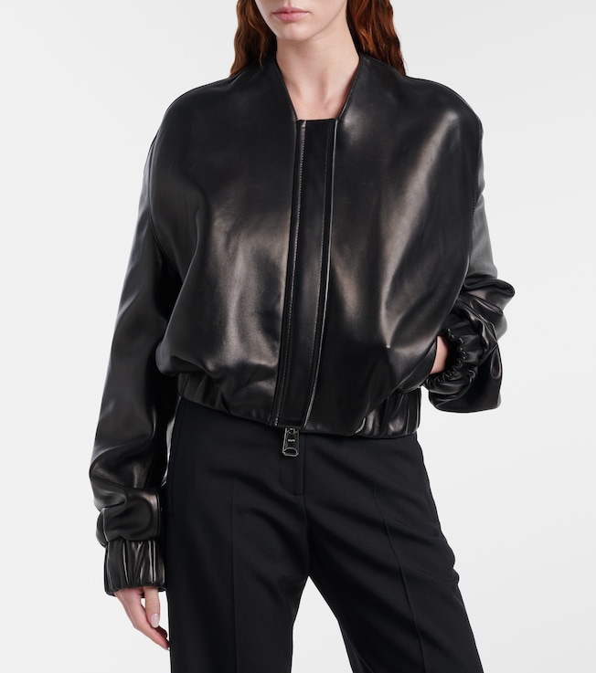 KHAITE Cordan leather jacket