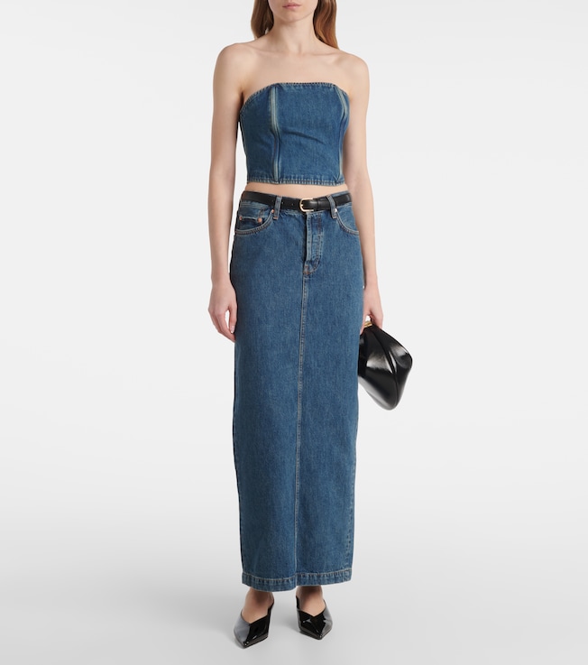 Wardrobe.NYC Denim maxi skirt