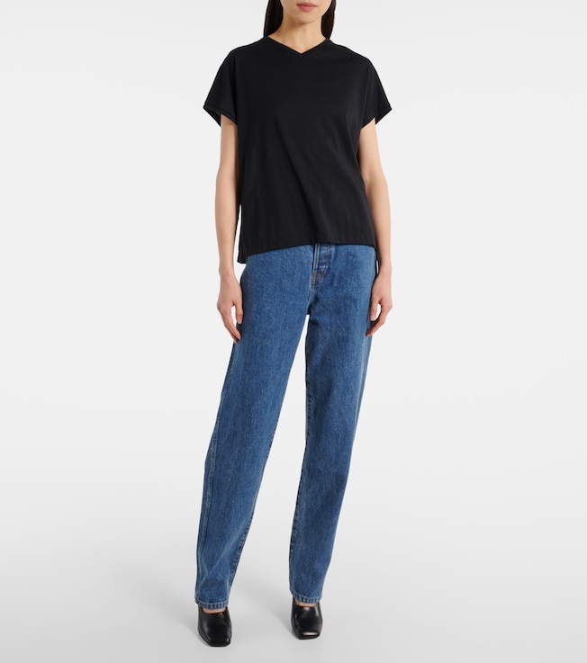 KHAITE Devra cotton-blend top