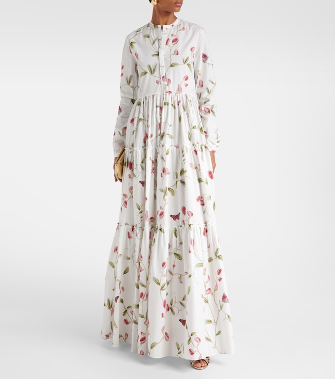 Giambattista Valli Floral cotton maxi dress