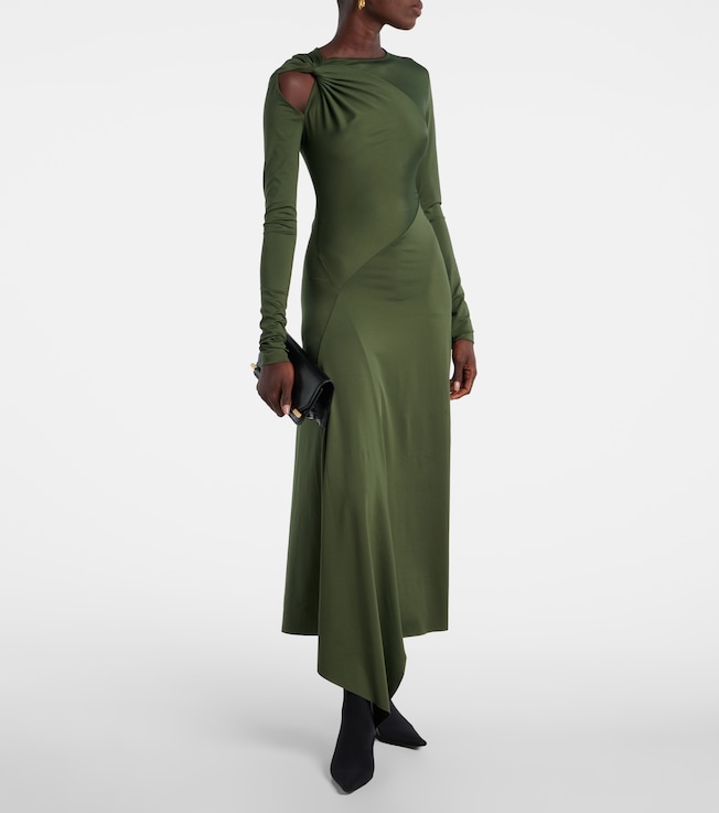 Victoria Beckham Asymmetric midi dress