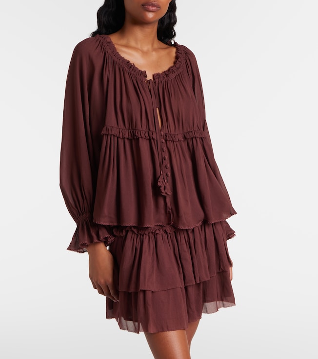 Poupette St Barth Moon ruffled blouse