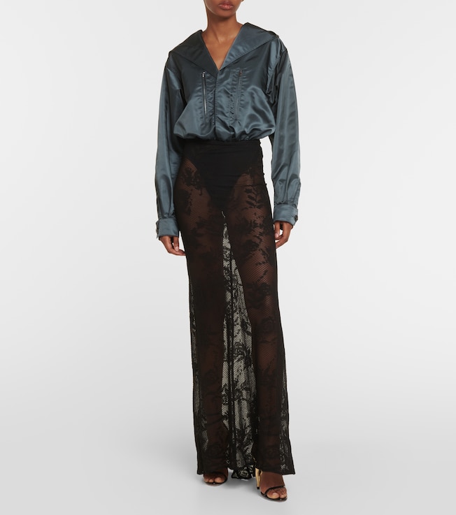 Alaïa Hooded bodysuit