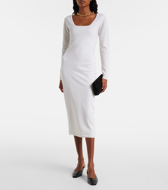 Max Mara Sophia wool-blend midi dress