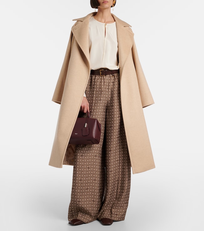 Max Mara Mitico silk-blend cady top