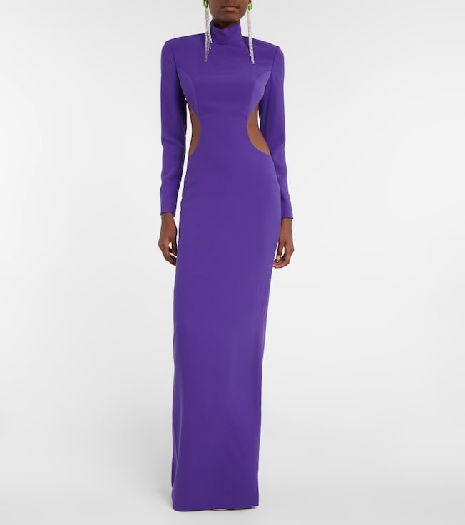 Mônot Cutout crêpe gown