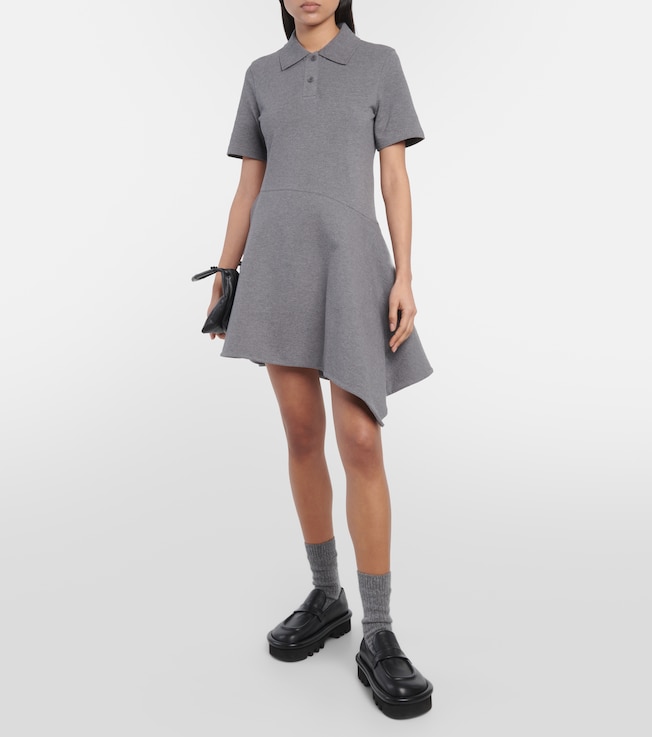 Jw Anderson Asymmetric knitted minidress