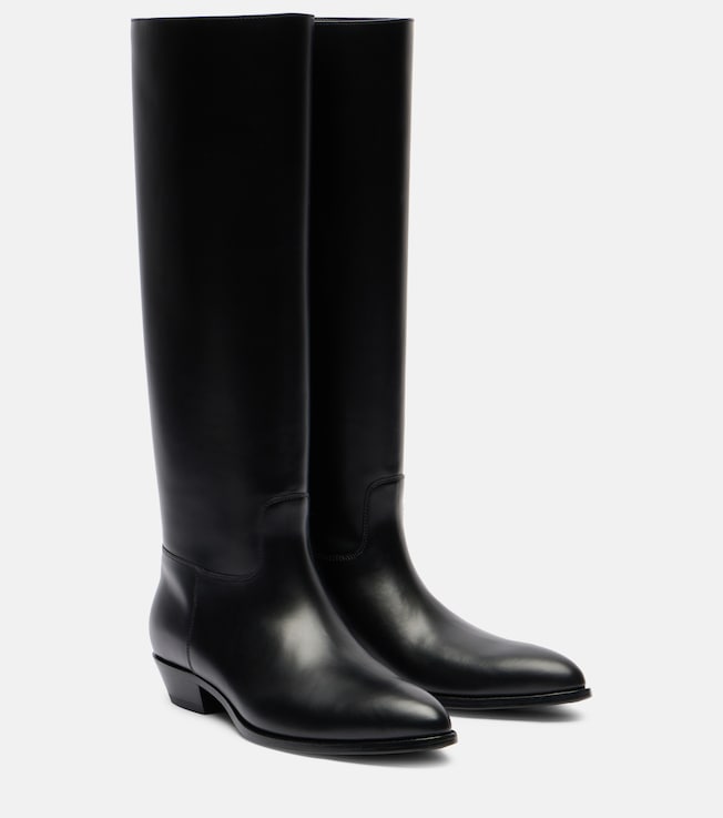Loro Piana - Kilda leather knee-high boots | Plush