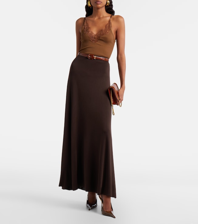 Saint Laurent Knitted maxi skirt