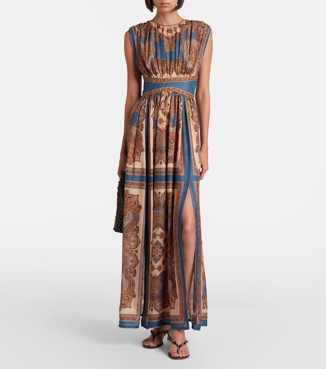 Zimmermann Mahon printed silk maxi dress