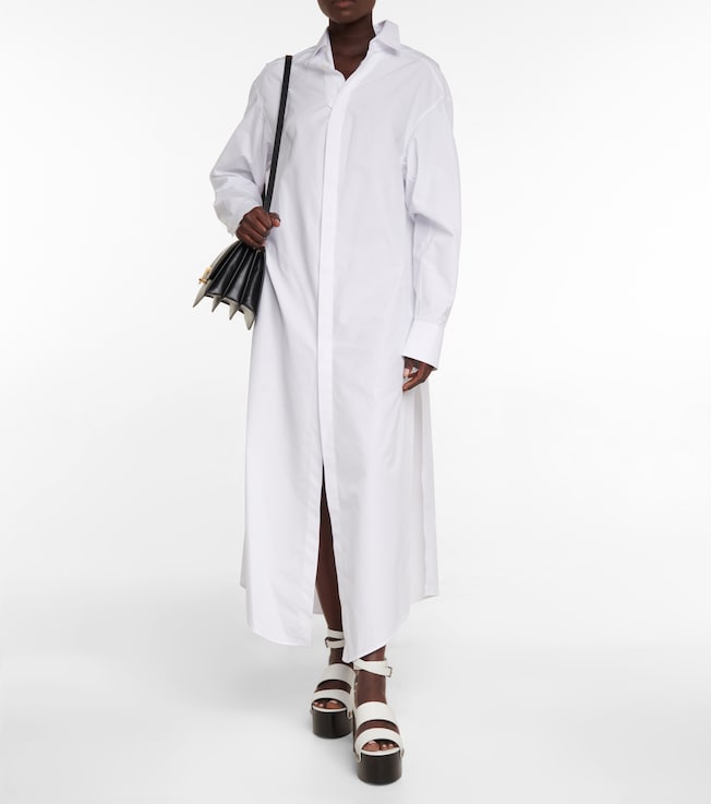 Alaïa Cotton poplin shirt dress
