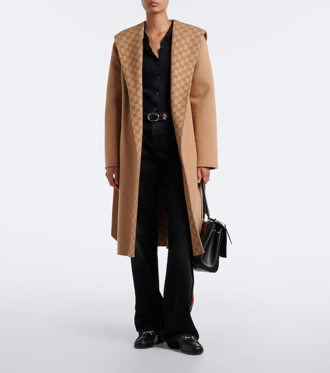 Gucci GG reversible wool and silk coat