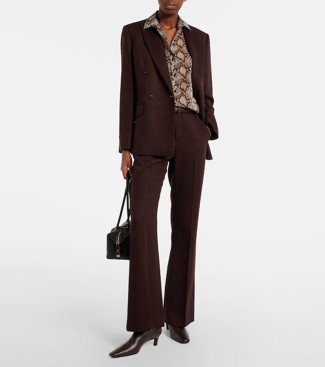 Nili Lotan Gaia snake-print silk shirt