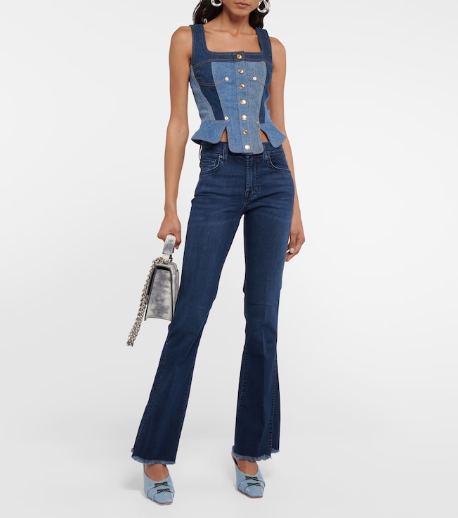 7 For All Mankind Bair mid-rise bootcut jeans