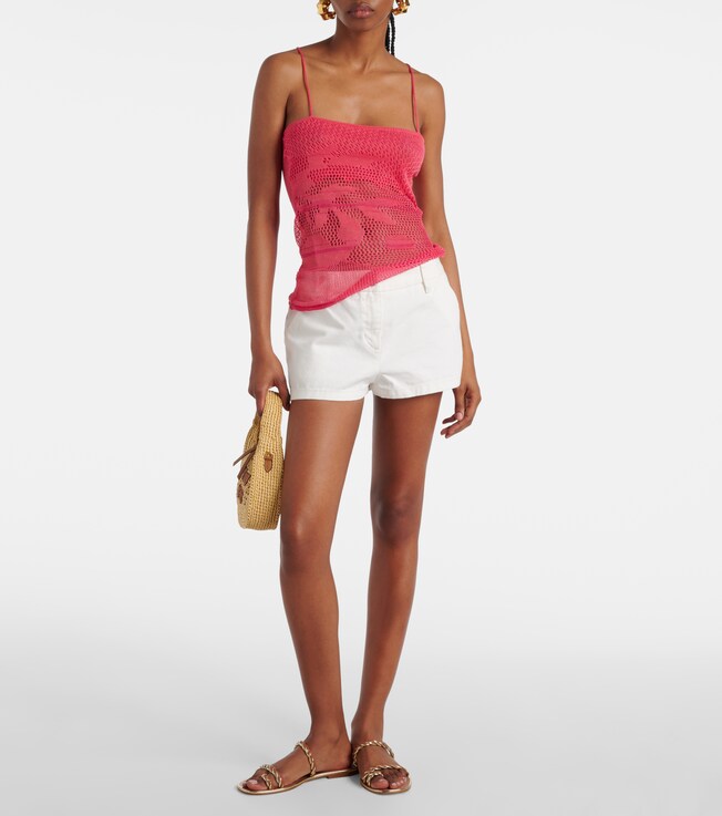 Roberta Einer Alba knitted cotton top