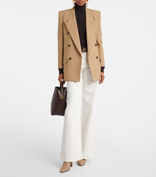 Ralph Lauren Collection Mid-rise wide-leg jeans