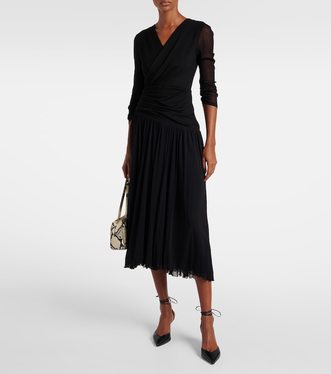  Gaj mesh midi dress